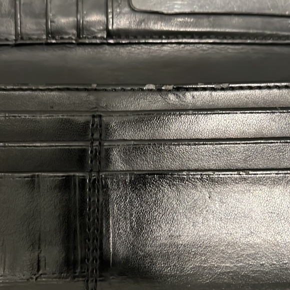 Coach Black Leather Long Wallet.  Pre-Loved. - Picture 3 of 16